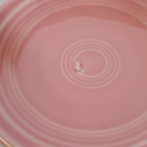 Fiestaware Fiesta CERAMIC Spoon Rest Plate Dish Peony Pink - Picture 5 of 12